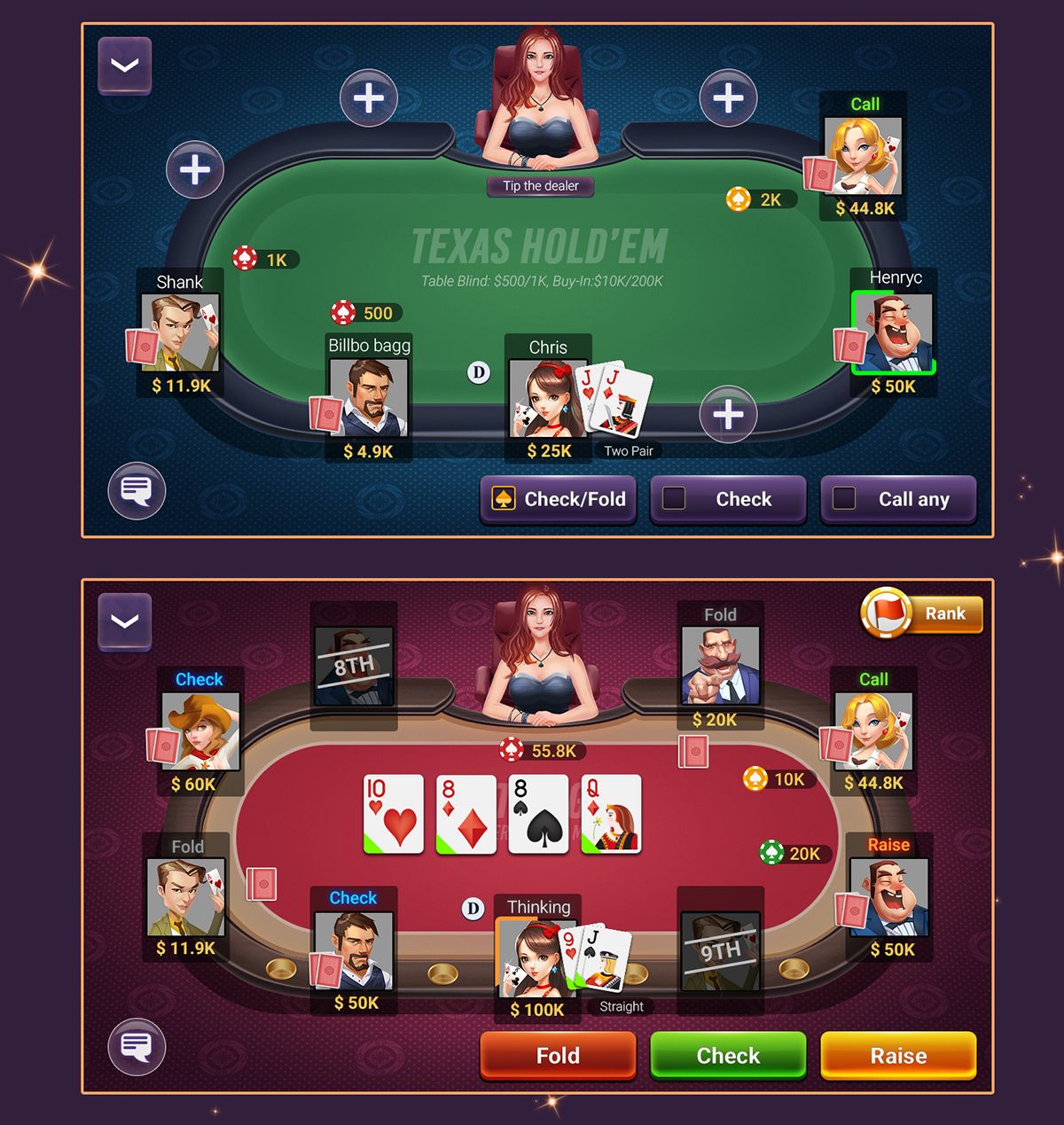 Ninewin Casino آن لائن کیسینو میں اصل گیمز